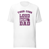 CUSTOMIZABLE - Greencastle HS Tiger Cubs Football Dad  -  Unisex t-shirt