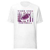CUSTOMIZABLE - Greencastle HS Tiger Cubs Football  -  Unisex t-shirt