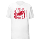 CUSTOMIZABLE - South Putnam HS Eagles Football  -  Unisex t-shirt