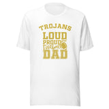 CUSTOMIZABLE - Covington HS Trojans Football Dad  -  Unisex t-shirt