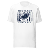 CUSTOMIZABLE - Fountain Central HS Mustangs Football  -  Unisex t-shirt