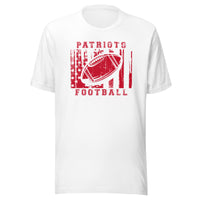CUSTOMIZABLE - Seeger HS Patriots Football  -  Unisex t-shirt