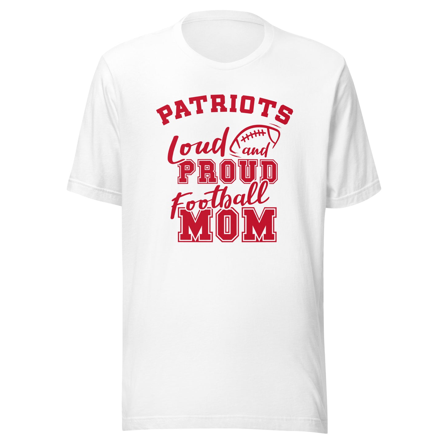 CUSTOMIZABLE - Seeger HS Patriots Football Mom  -  Unisex t-shirt