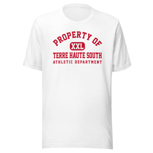 Terre Haute South HS Braves - Property of Athletic Dept.  -  Unisex t-shirt