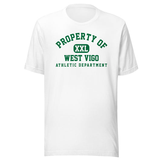 West Vigo HS Vikings - Property of Athletic Dept.  -  Unisex t-shirt