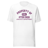 Otter Creek MS Otters - Property of Athletic Dept.  -  Unisex t-shirt