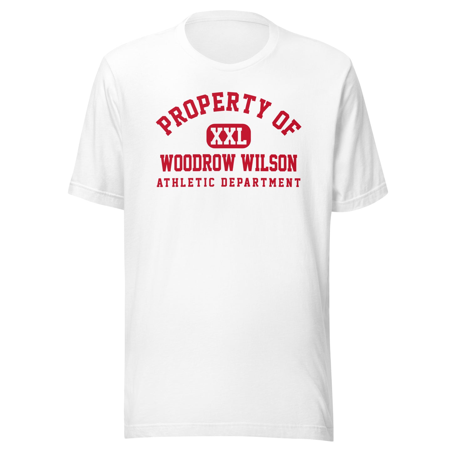 Woodrow Wilson MS Warriors - Property of Athletic Dept. - Unisex t-shirt