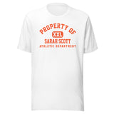 Sarah Scott MS Scotties - Property of Athletic Dept. - Unisex t-shirt