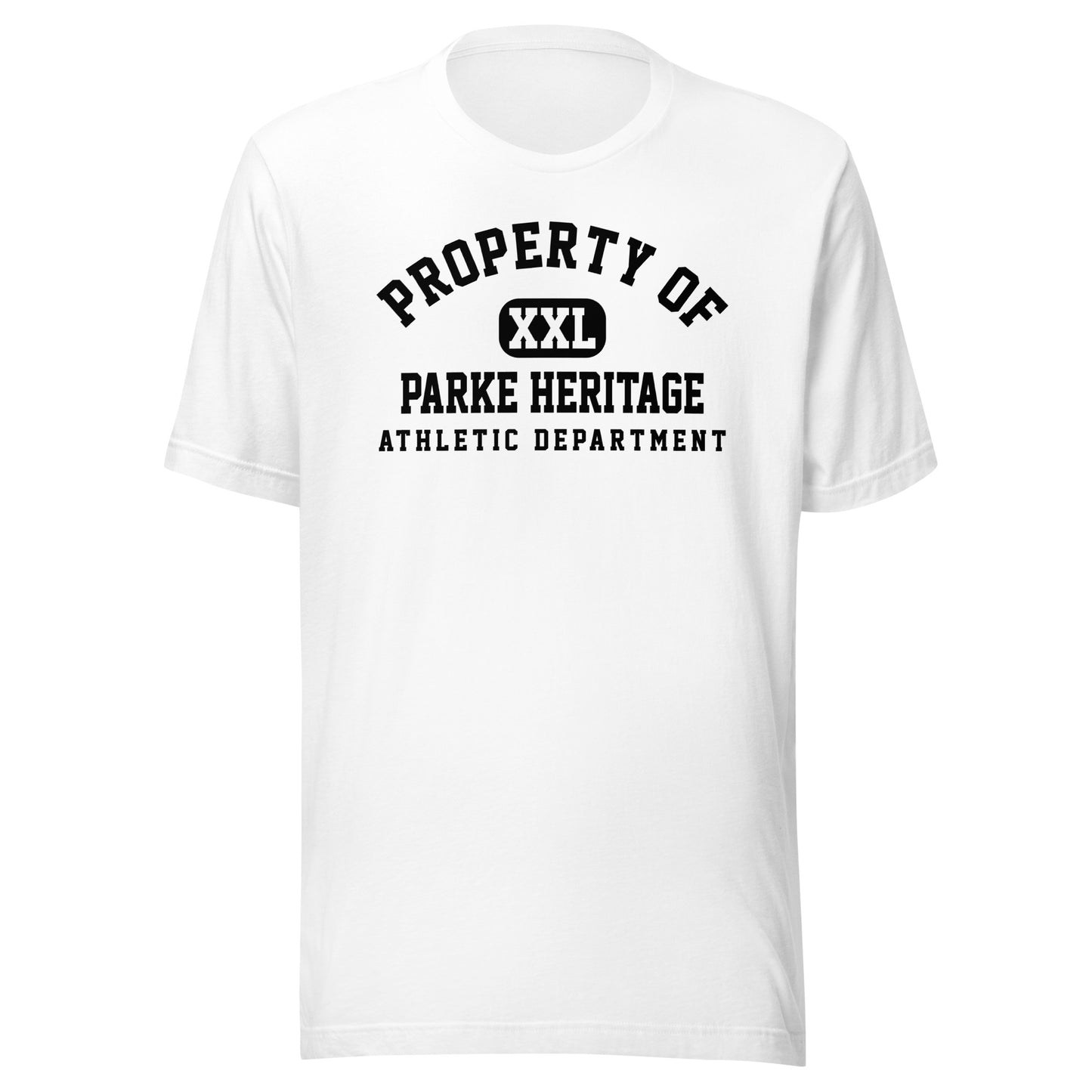 Parke Heritage HS Wolves - Property of Athletic Dept. - Unisex t-shirt