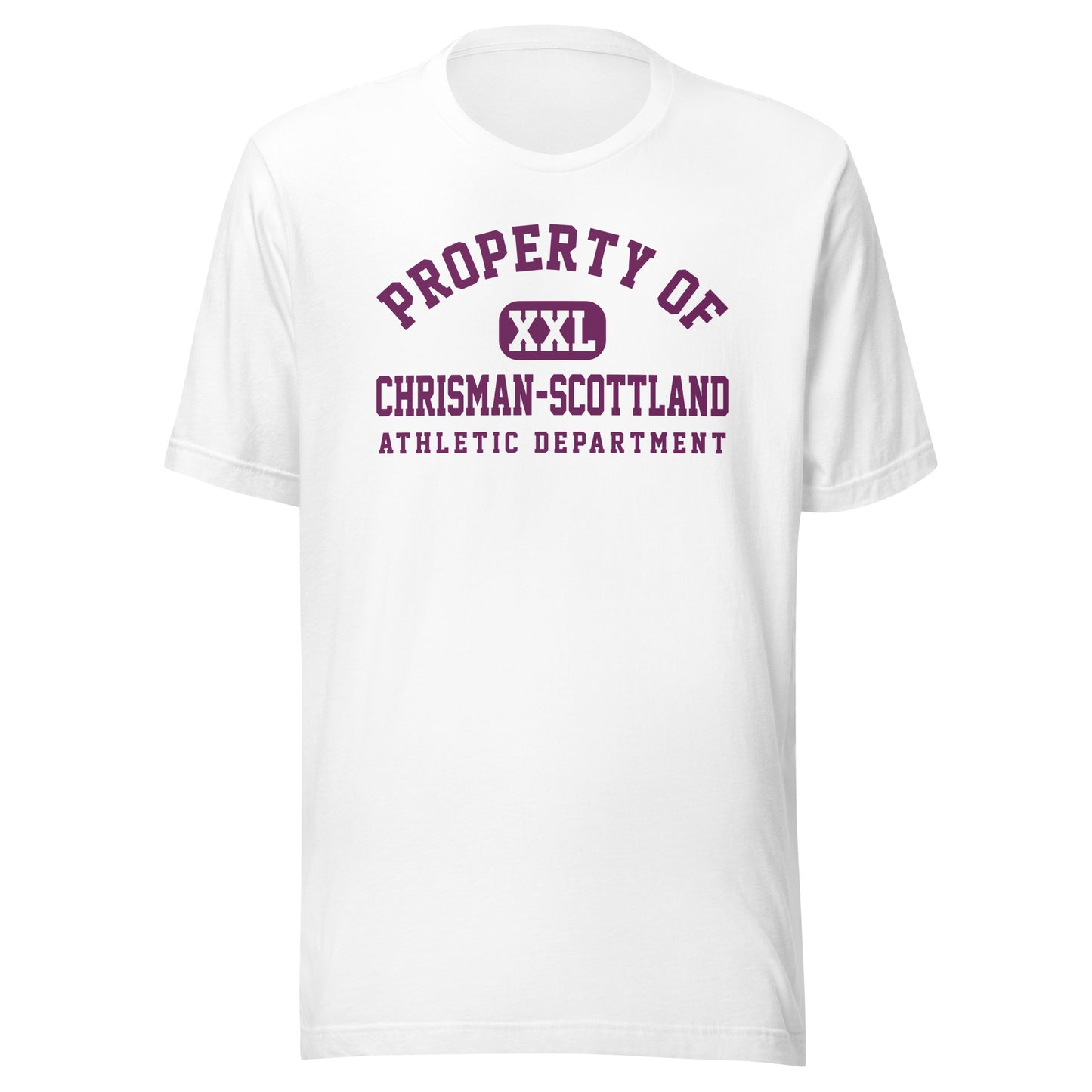 Chrisman-Scottland Jr. HS Eagles - Property of Athletic Dept. - Unisex t-shirt