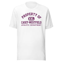 Casey-Westfield HS Warriors - Property of Athletic Dept. - Unisex t-shirt