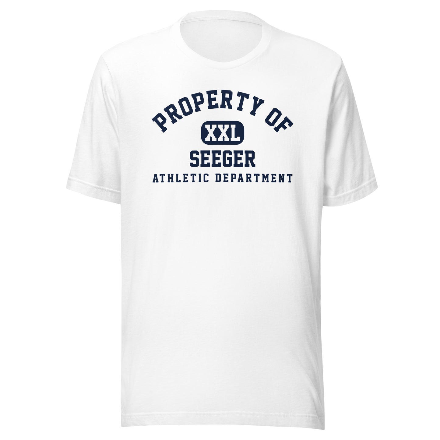 Seeger HS Patriots - Property of Athletic Dept. - Unisex t-shirt