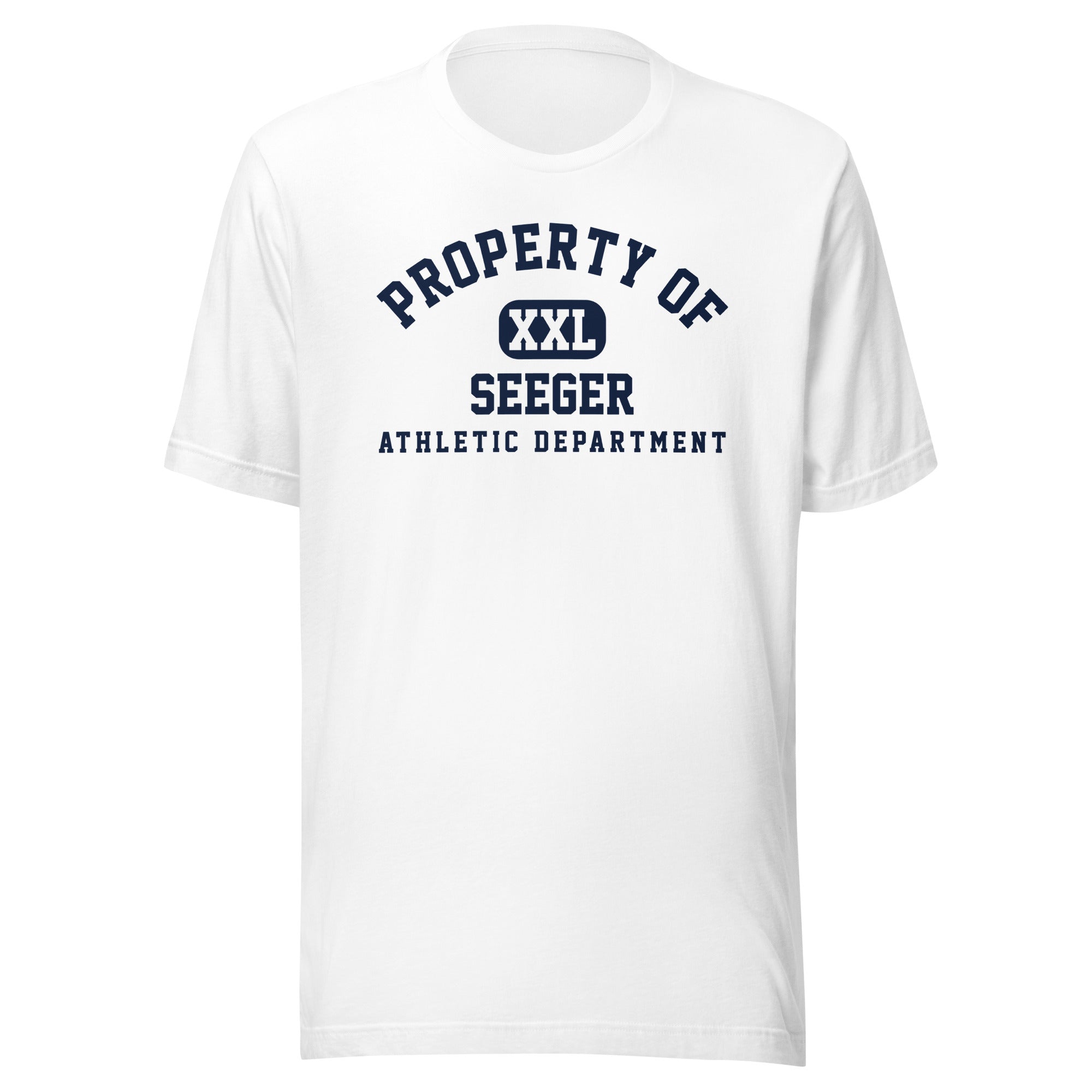 Seeger HS Patriots - Property of Athletic Dept. - Unisex t-shirt