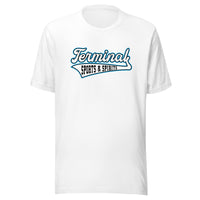Terminal Sports & Spirits - Terre Haute Indiana - sports logo design  -  Unisex t-shirt