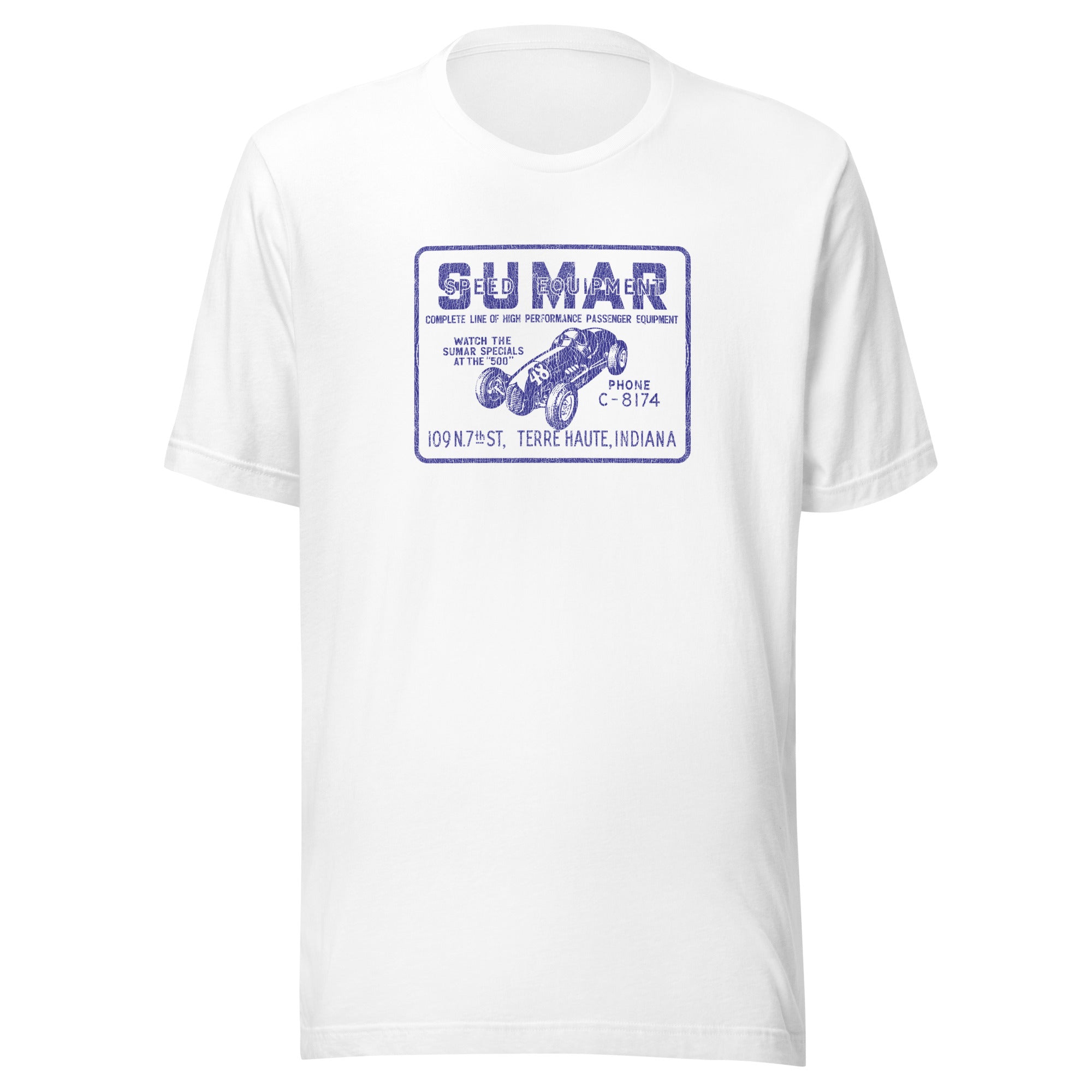 Sumar Speed Equipment - Terre Haute Indiana - design 2  -  Unisex t-shirt