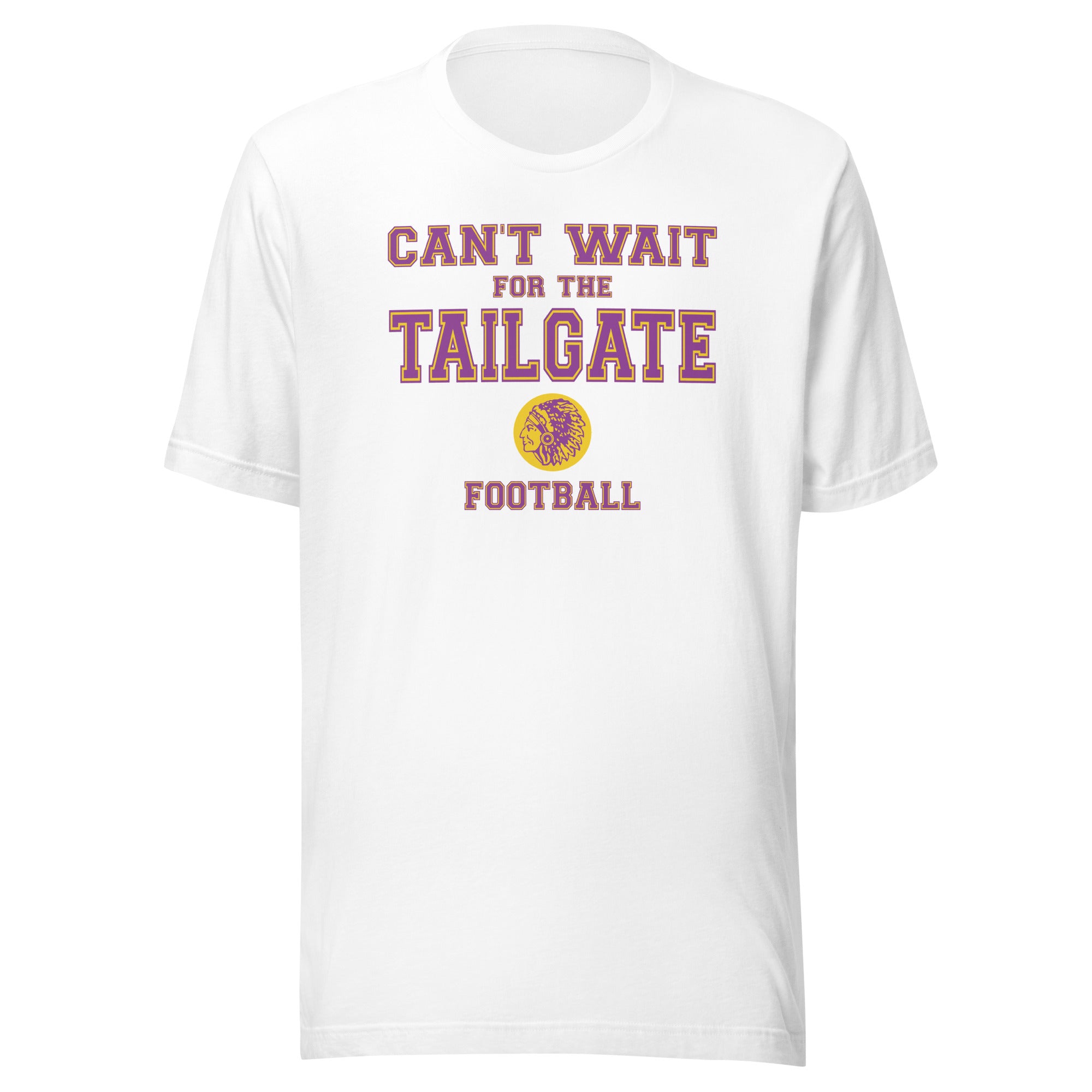 Casey-Westfield HS Warriors - Tailgate (purple/yellow)  -  Short-Sleeve Unisex T-Shirt