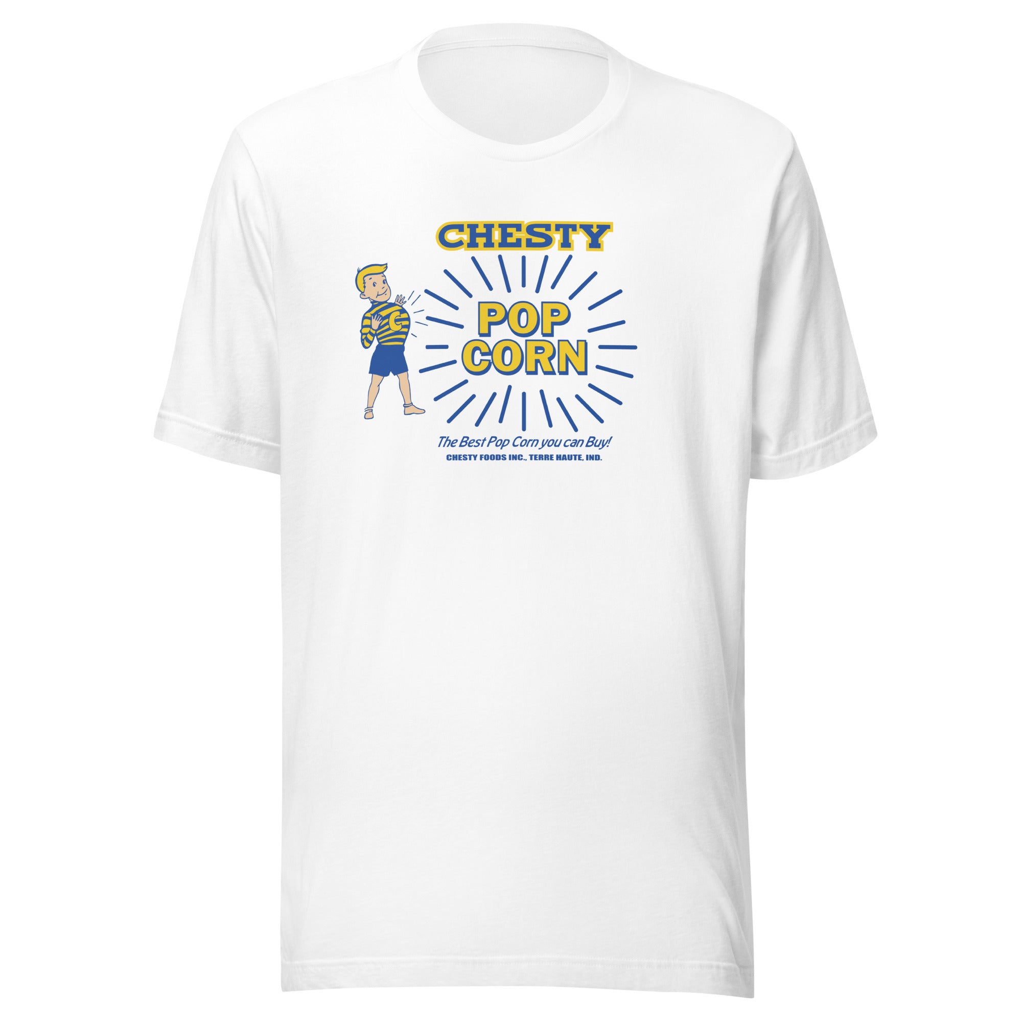 Chesty Pop Corn / Chesty Foods - Terre Haute Indiana  -  Short-Sleeve Unisex T-Shirt
