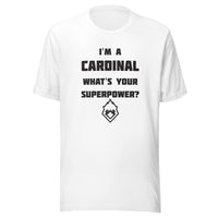 Chrisman HS Cardinals - Superpower (black)  -  Short-Sleeve Unisex T-Shirt