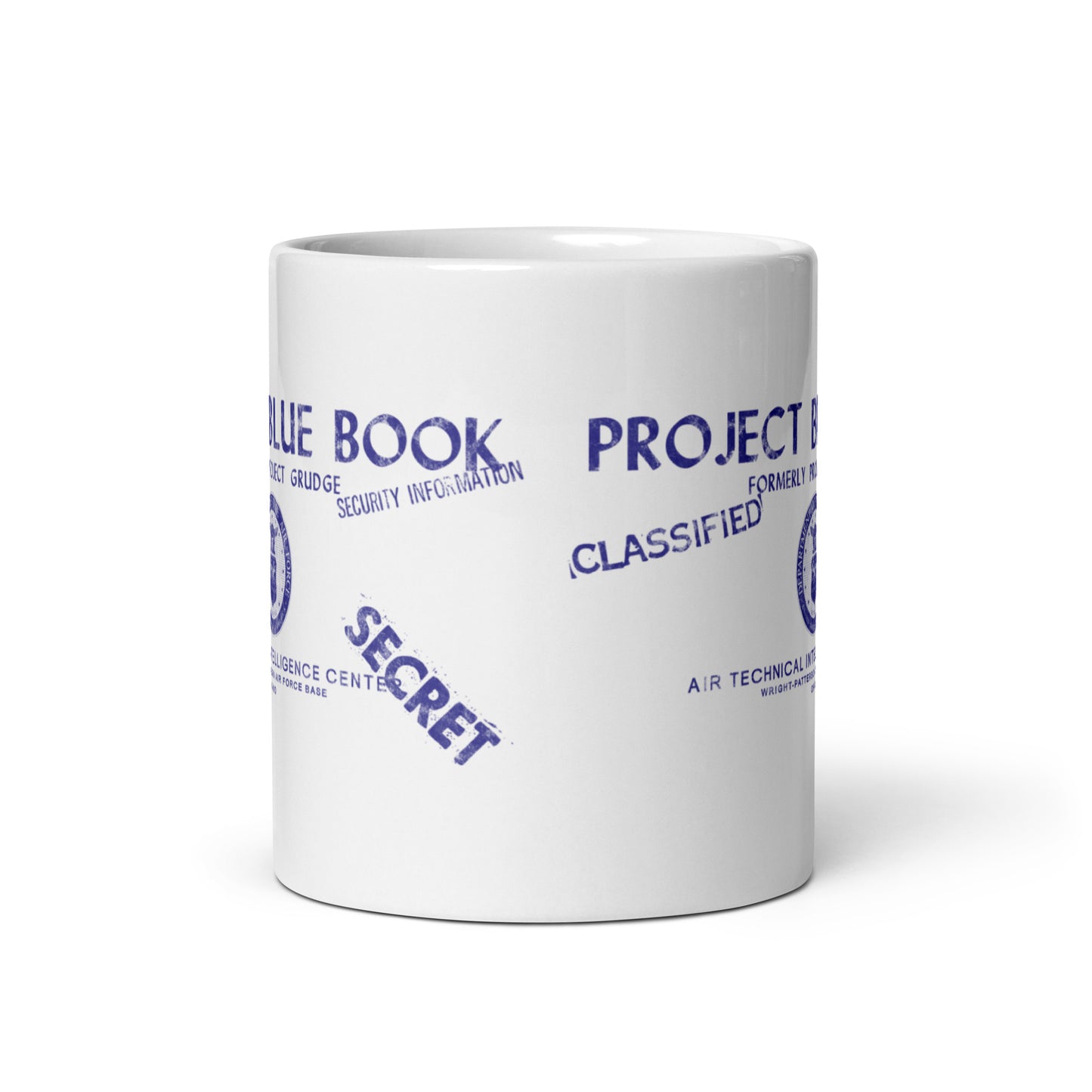 Project Blue Book -  Coffee mug (white)