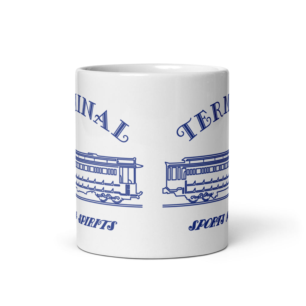 Terminal Sports & Spirits - Terre Haute Indiana  - interurban design  -  Coffee Mug (white)