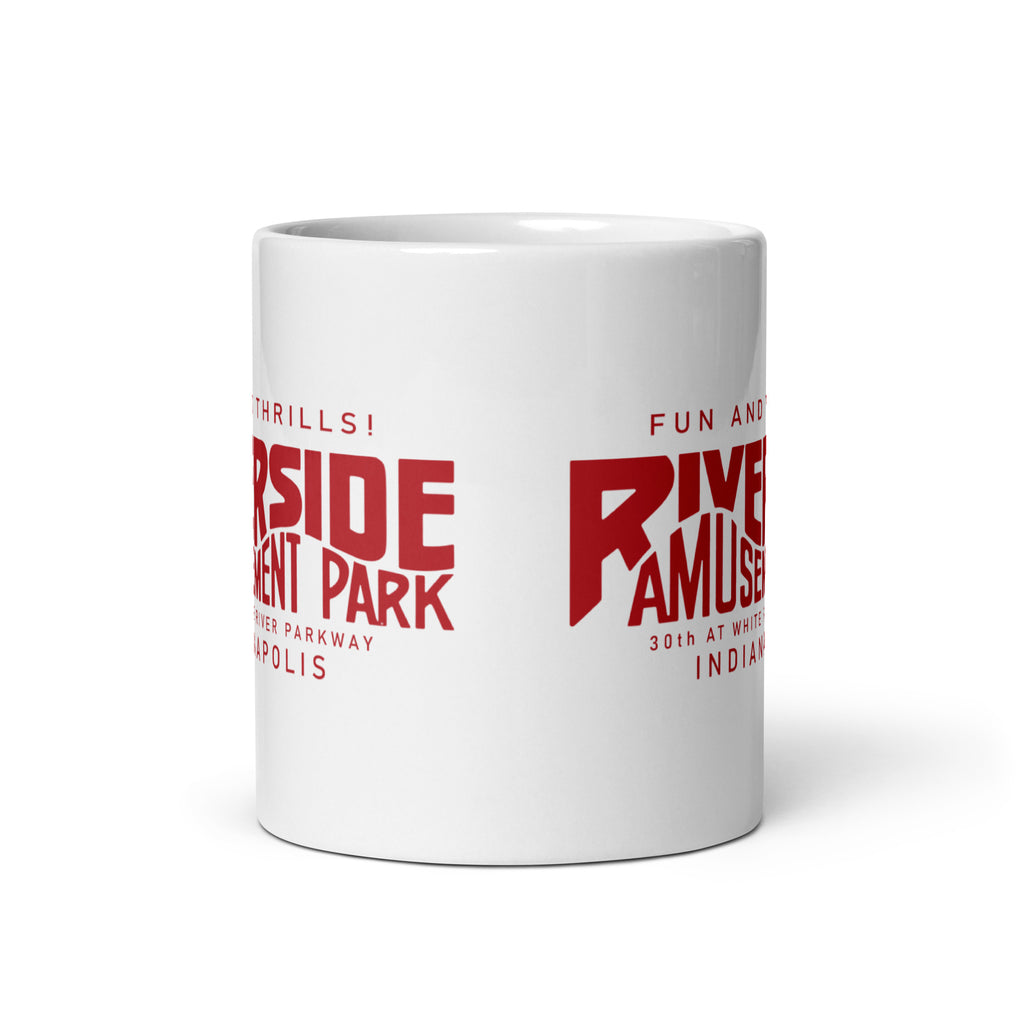 Riverside Amusement Park - Indianapolis Indiana  -  Coffee Mug (white)