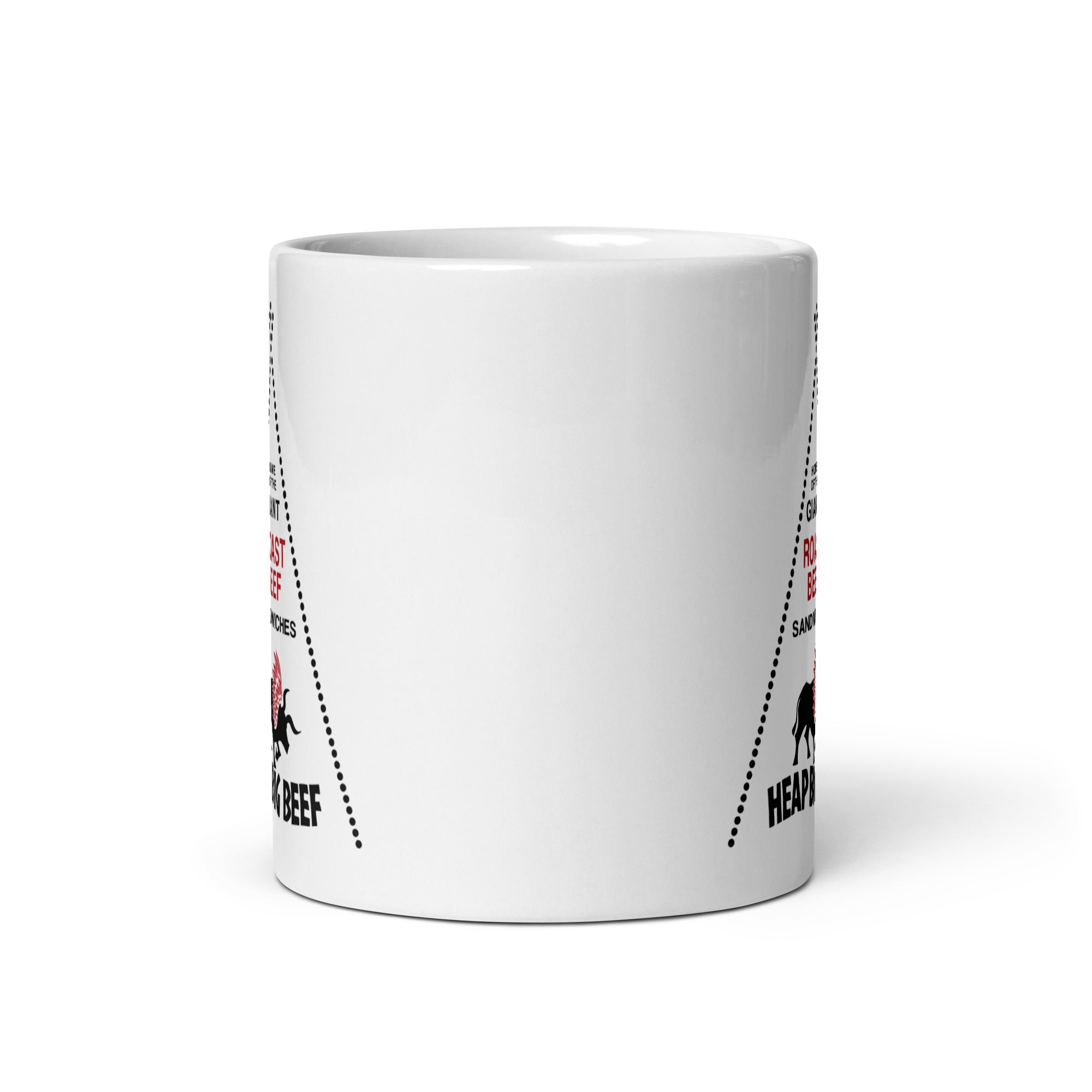 Heap Big Beef - Terre Haute Indiana  -  Coffee Mug (white)