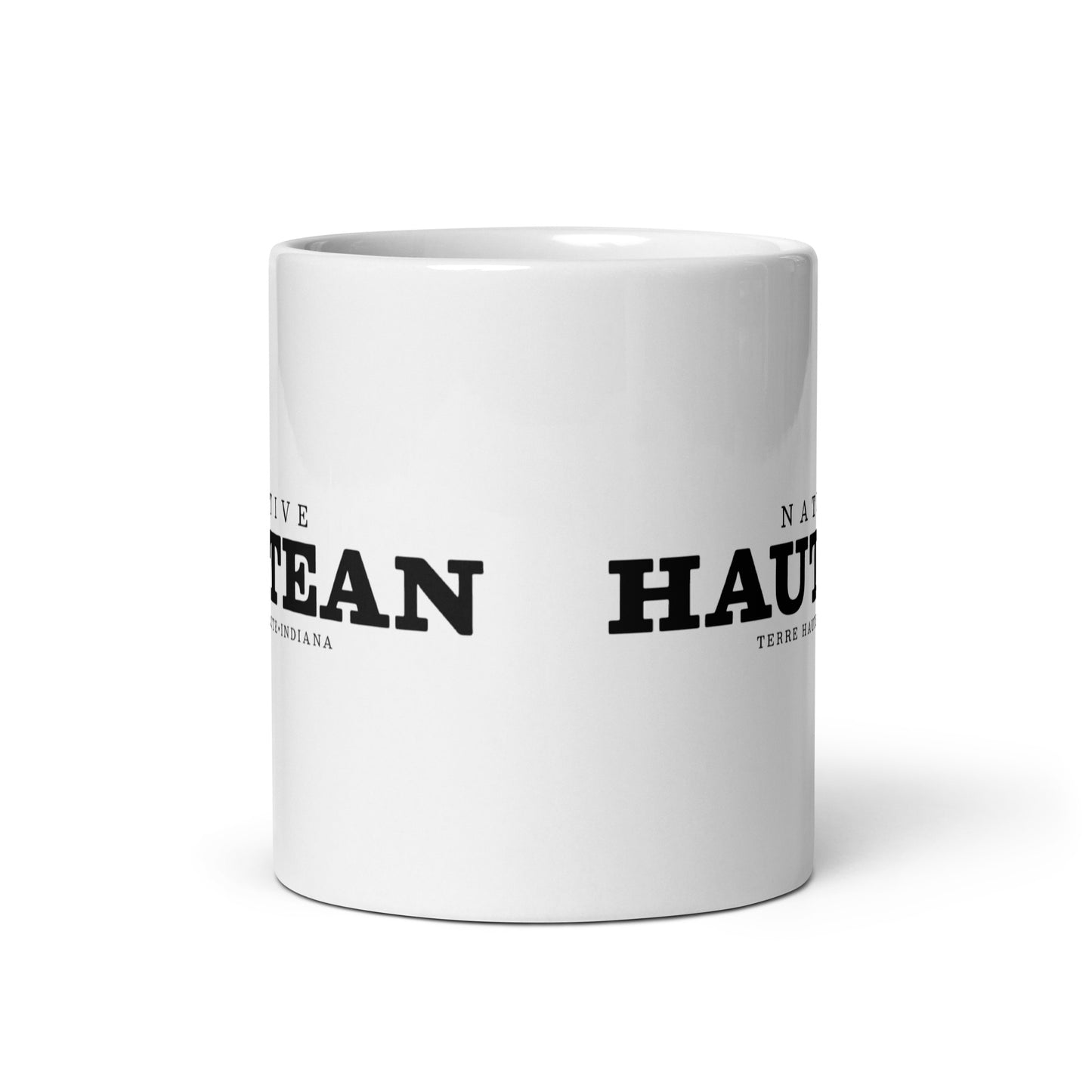 Native Hautean - Terre Haute Indiana  -  Coffee Mug (white)