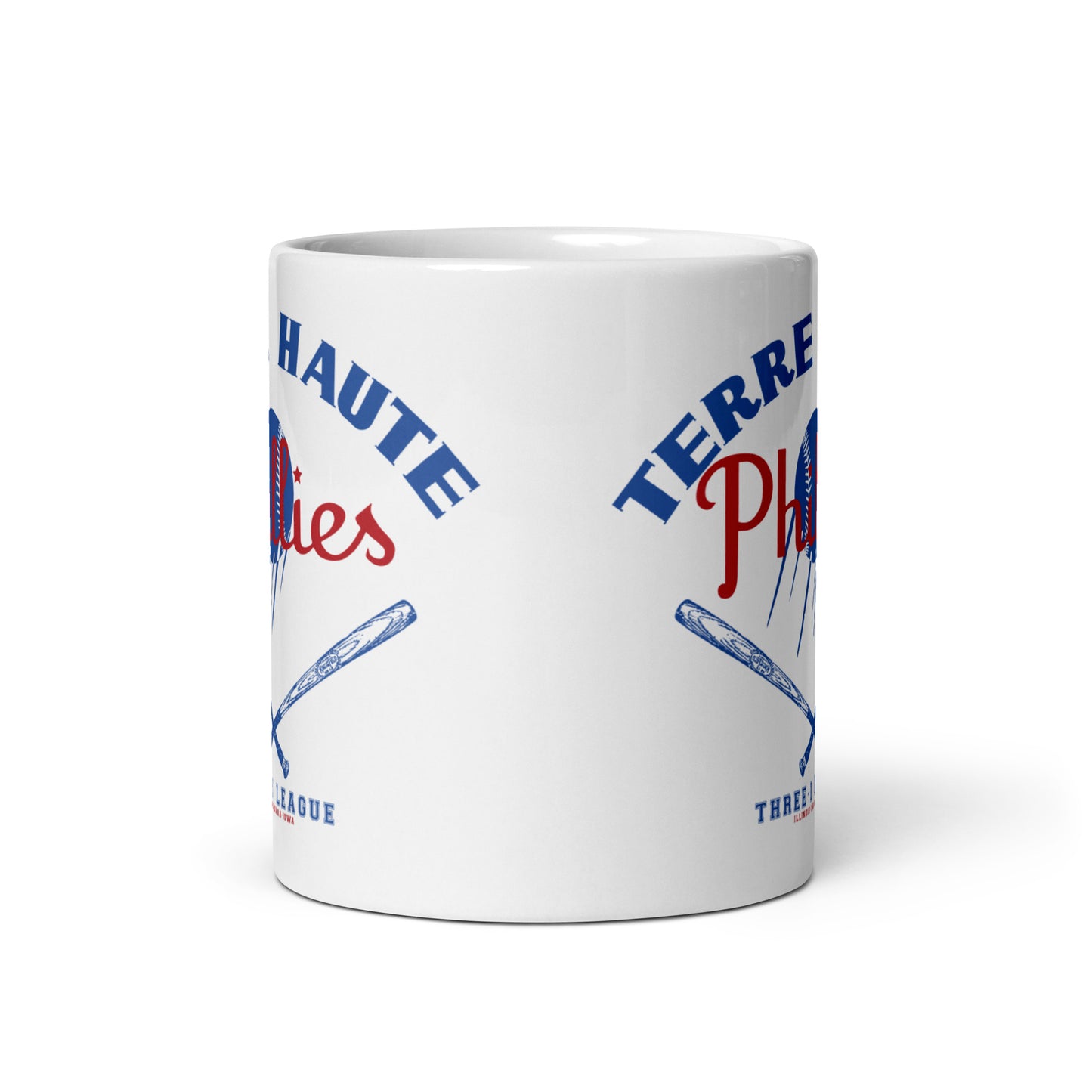 Terre Haute Phillies Baseball - Terre Haute Indiana  -  Coffee Mug (white)