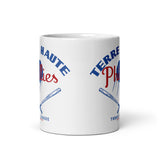 Terre Haute Phillies Baseball - Terre Haute Indiana  -  Coffee Mug (white)