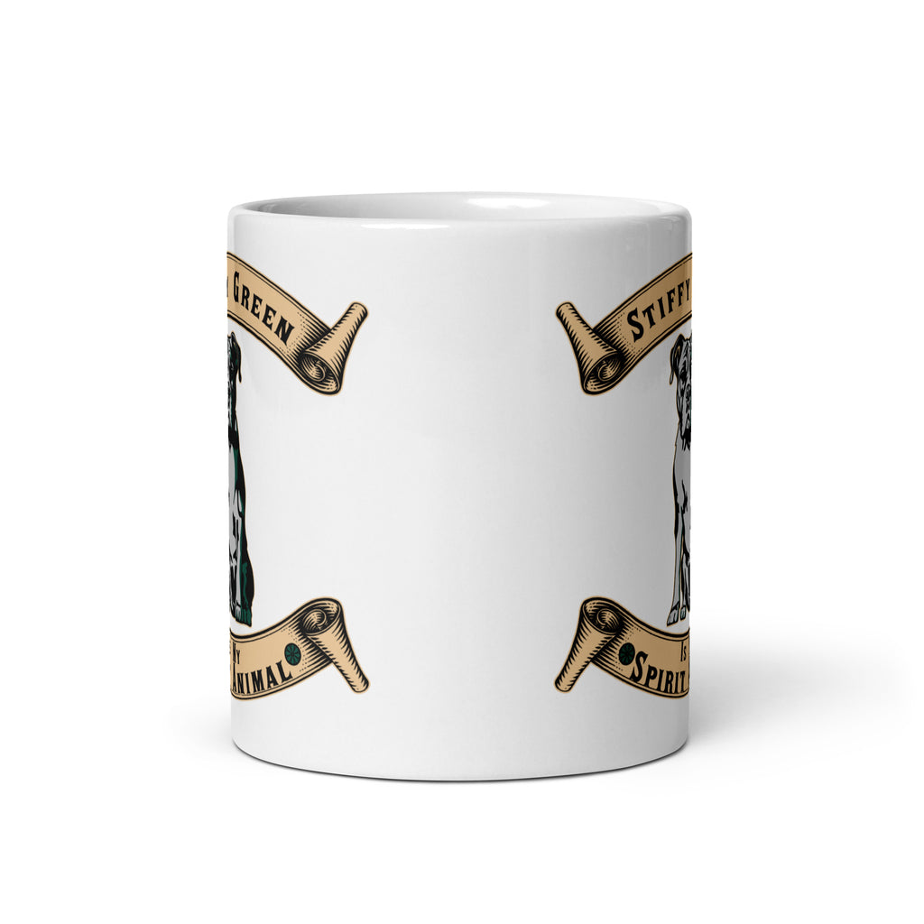 Stiffy Green Spirit Animal - Terre Haute Indiana  -  Coffee Mug (white)