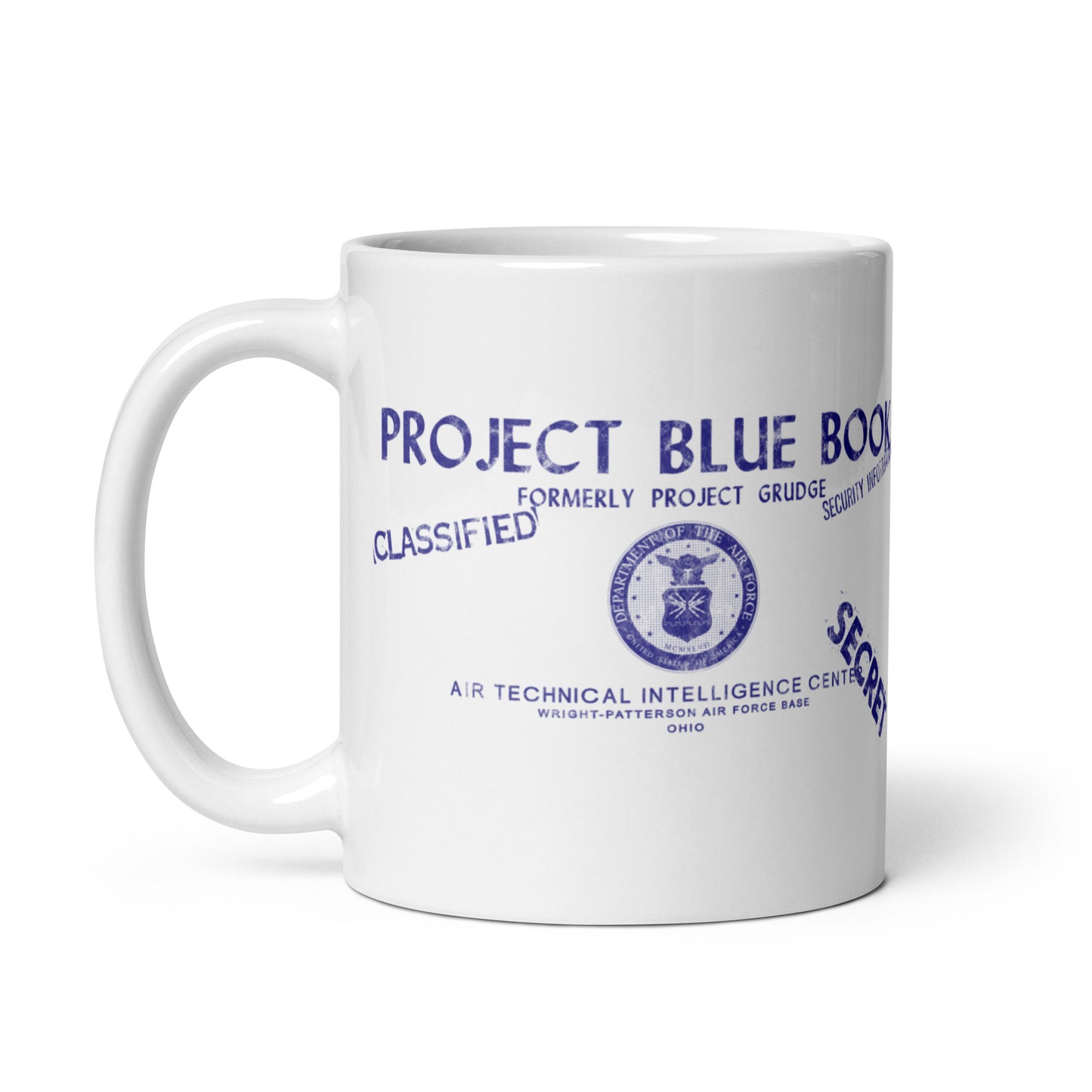 Project Blue Book -  Coffee mug (white)