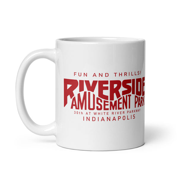 Riverside Amusement Park - Indianapolis Indiana  -  Coffee mug (white)