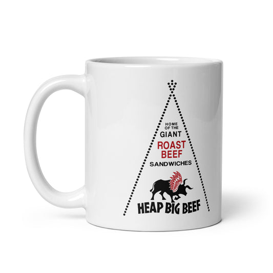 Heap Big Beef - Terre Haute Indiana  -  Coffee mug (white)