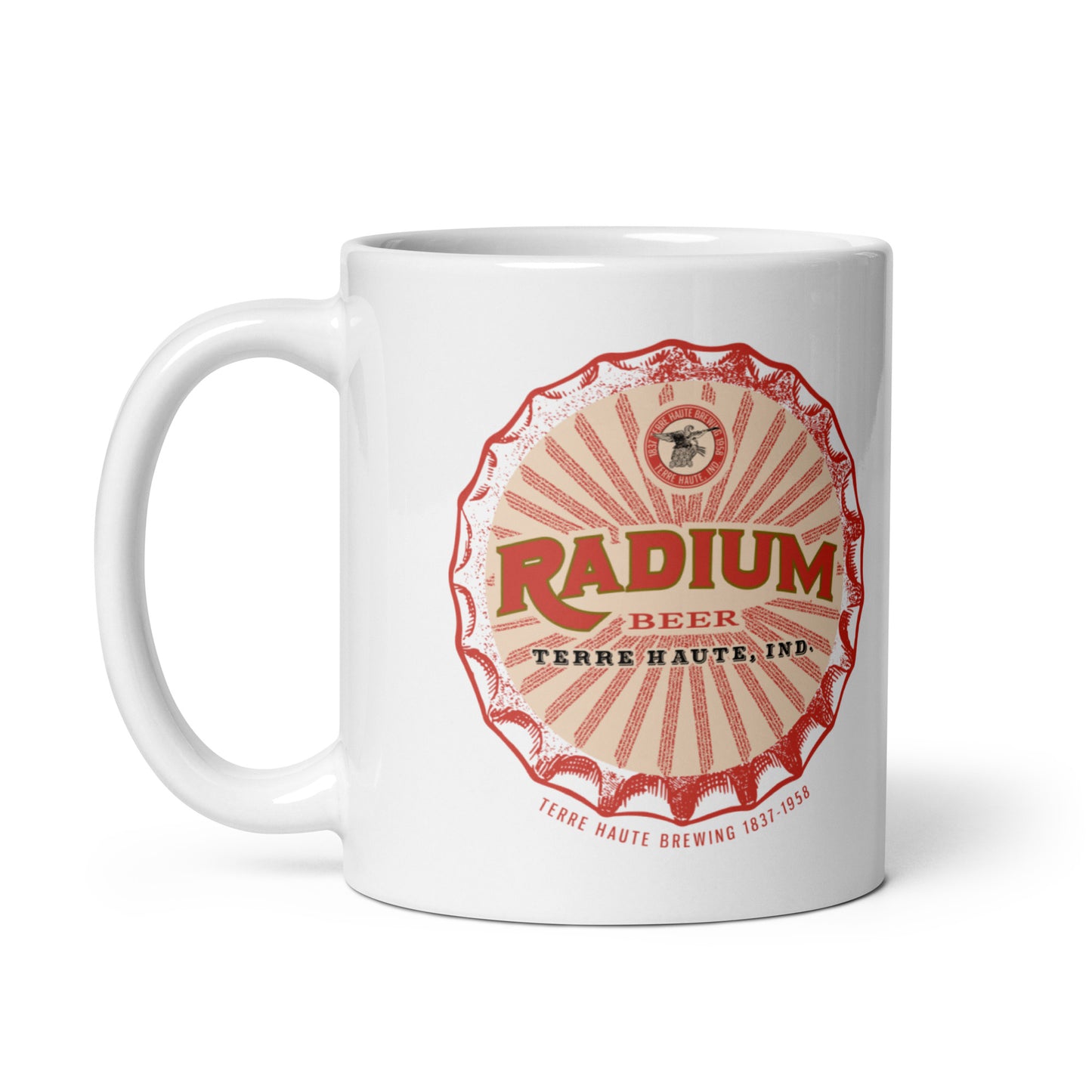 Radium Beer - Terre Haute Indiana  -  Coffee mug (white)