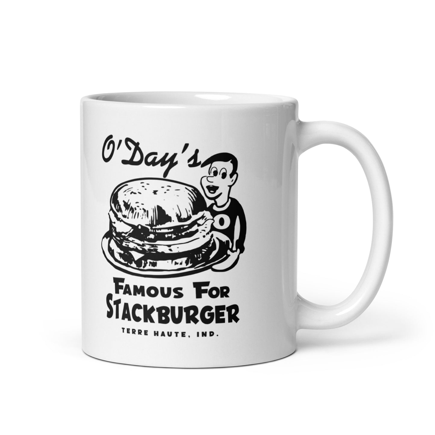 O'Day's Restaurant - Terre Haute Indiana  -  Coffee mug (white)