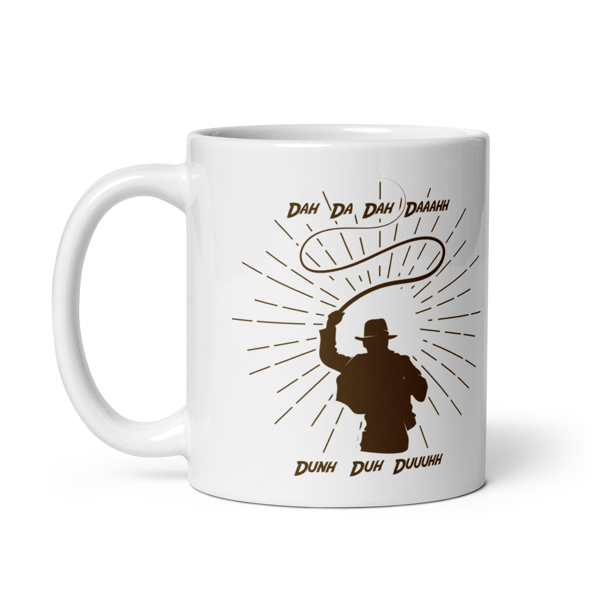 Indiana Jones Theme Song inspired design  -  Coffee Mug (white)