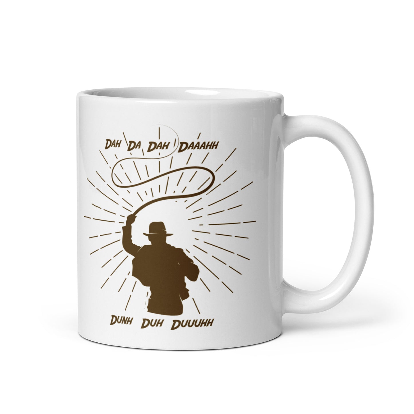 Indiana Jones Theme Song inspired design  -  Coffee mug (white)