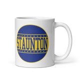 Staunton HS Yellow Jackets - button design  -   Coffee mug (white)