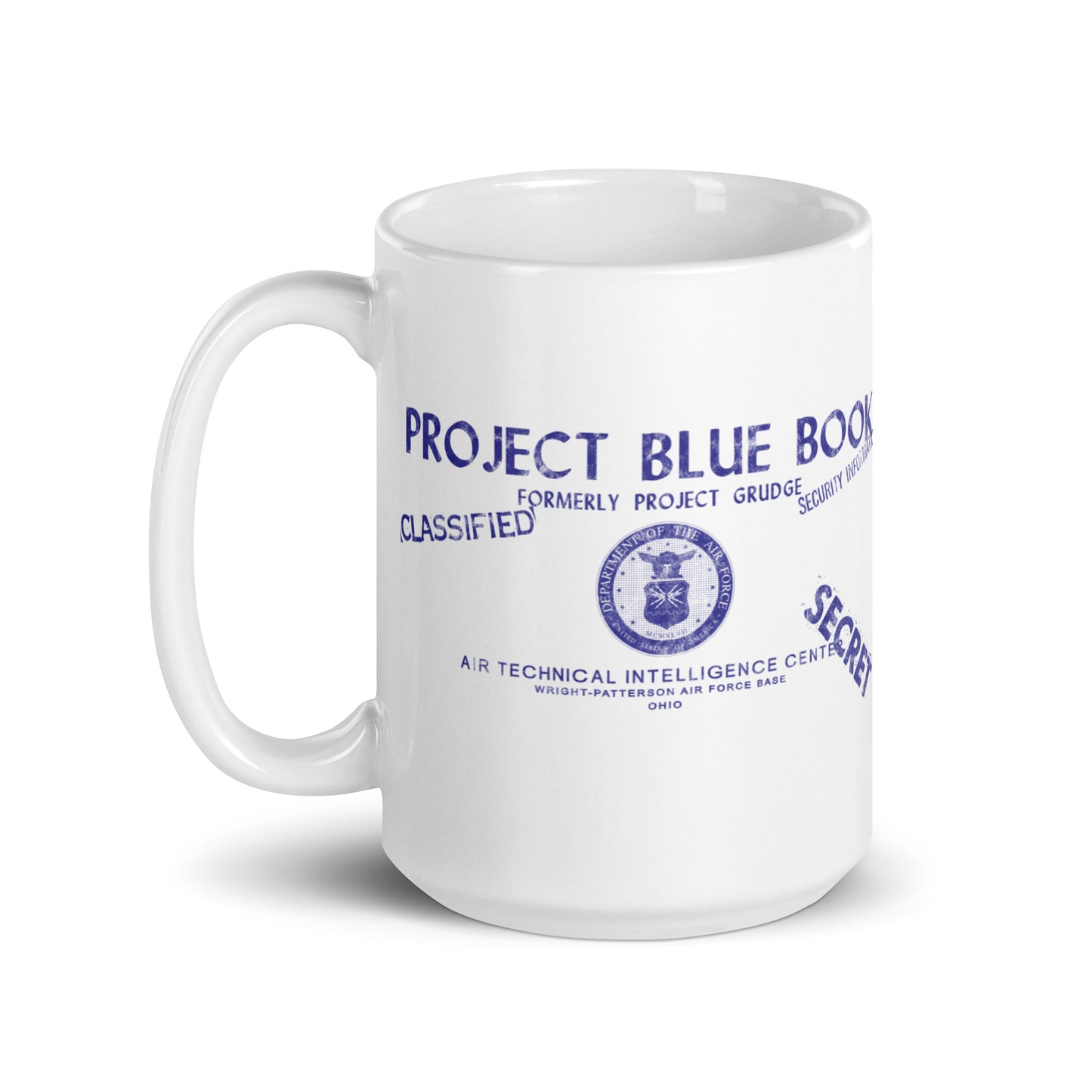 Project Blue Book -  Coffee mug (white)