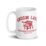 Groom Lake Lifeguard Station #51  -  Coffee mug (white)