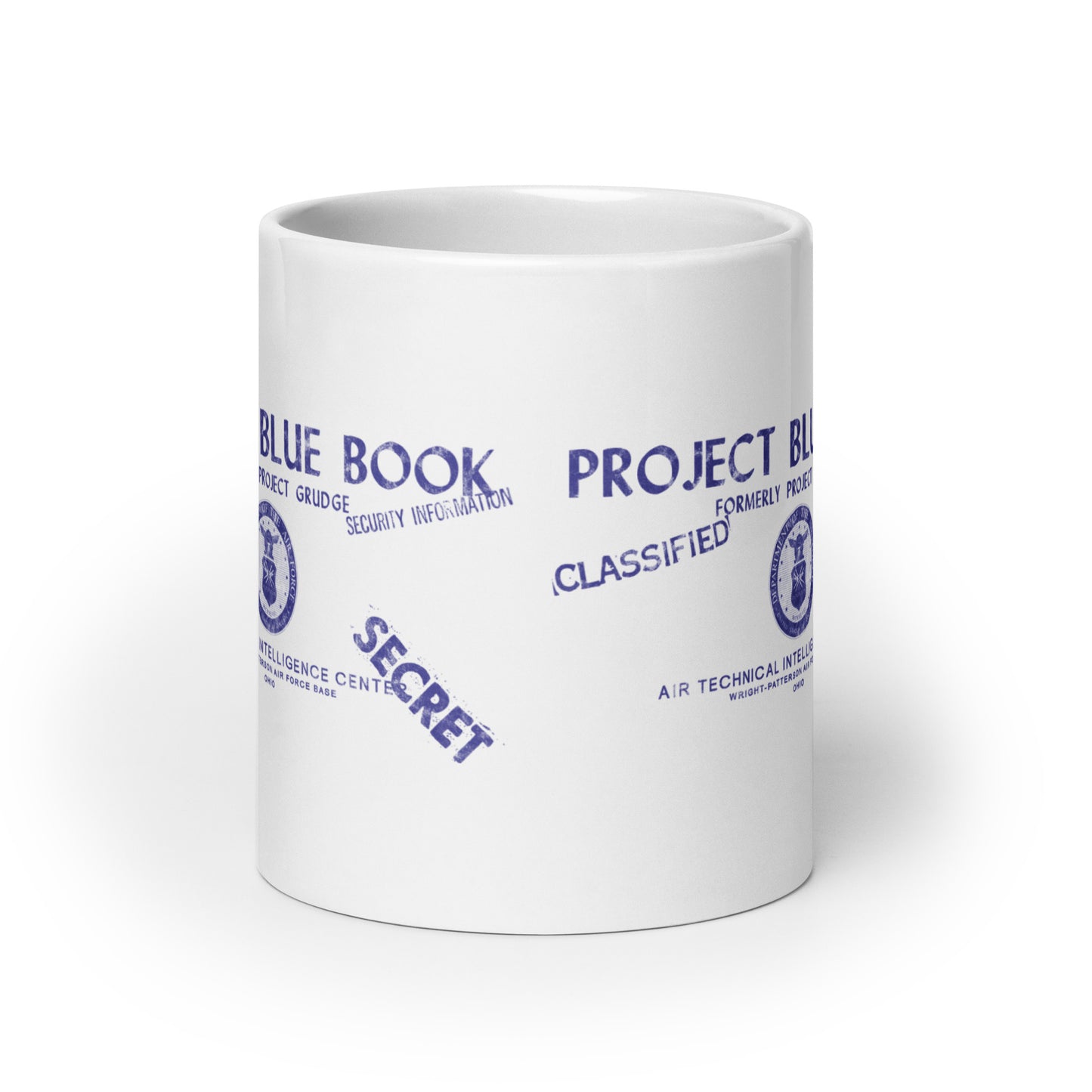 Project Blue Book -  Coffee mug (white)