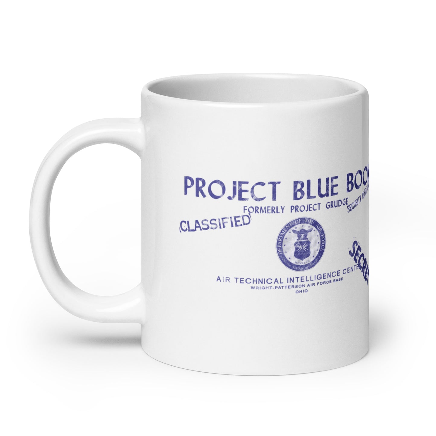 Project Blue Book -  Coffee mug (white)