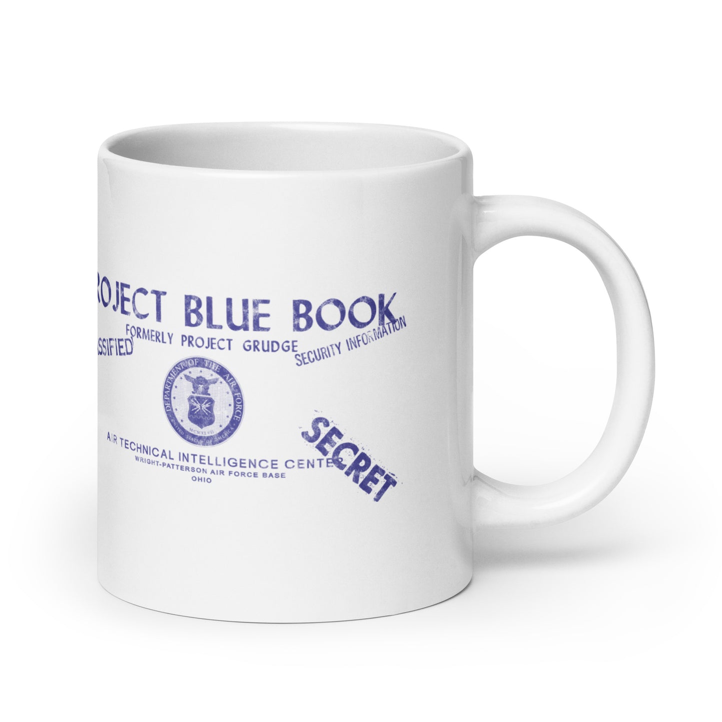 Project Blue Book -  Coffee mug (white)