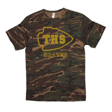 Terre Haute South HS Braves - Camo Spirit Game  -   Short-sleeved camouflage t-shirt - EdgyHaute