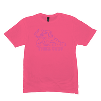 Greencastle HS Tiger Cubs - Neon Pink Spirit Game - Short-Sleeve Unisex T-Shirt - EdgyHaute
