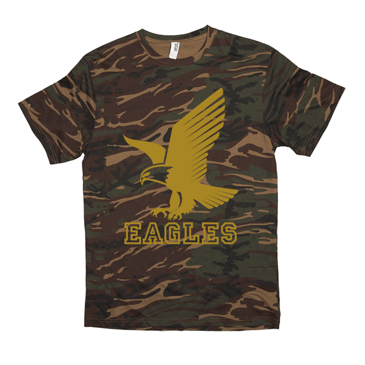 South Putnam MS/HS Eagles - Camo Spirit Game  -   Short-sleeved camouflage t-shirt - EdgyHaute