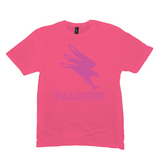 North Vermillion Jr/Sr HS Falcons - Neon Pink Spirit Game - Short-Sleeve Unisex T-Shirt - EdgyHaute