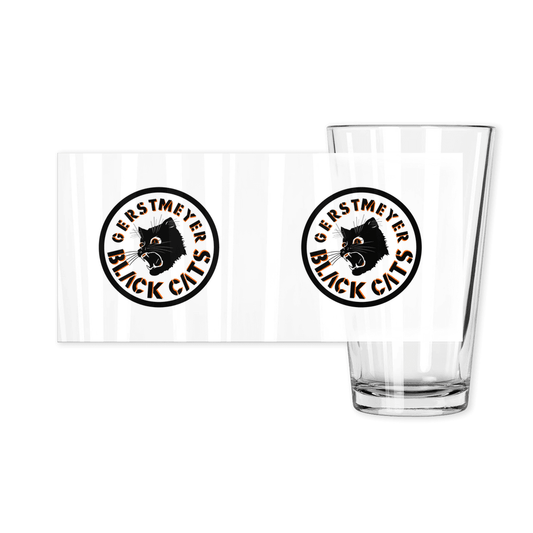 Gerstmeyer HS Black Cats - Pint Glass - EdgyHaute