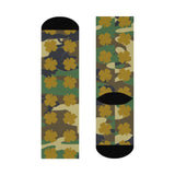 Cloverdale HS Clovers - Crew Socks - camo - EdgyHaute