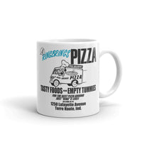 A Ring Brings Pizza 11-ounce coffee mug Terre Haute Indiana